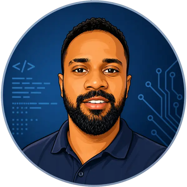 Illustrated portrait of Tharindu Weerasinghe